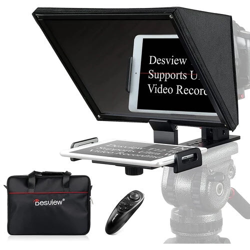 Desview T12 Broadcast Teleprompter for Camera Interview