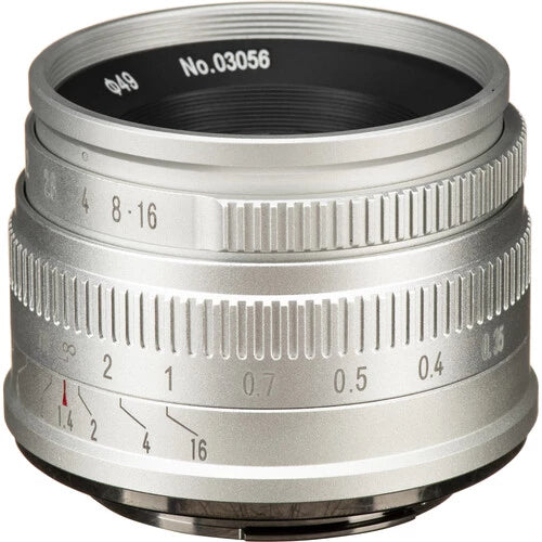 7Artisan 35mm F1.4 APS-C Canon EOS M Silver