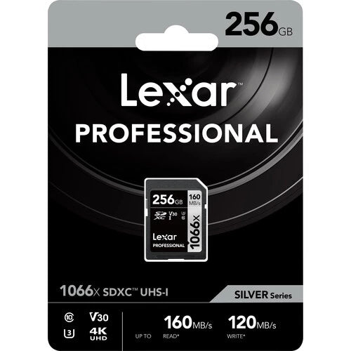 Lexar 256GB Professional 1066x SDXC UHS-I Memory Card