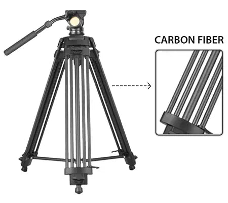 BEIKE BK-V900C CARBON FIBER TRIPOD