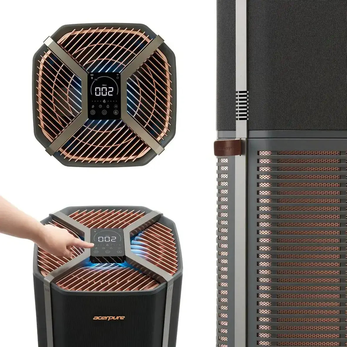 ACERPURE Pro UVC Air Purifier AP972-50B Black & Cooper