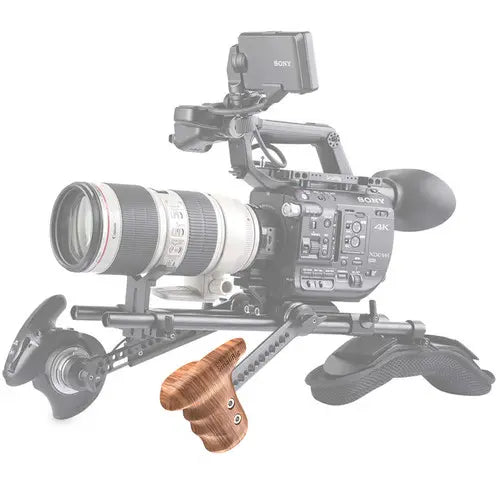 Smallrig Left Side Wooden Handle with Arri Rosette 1891B