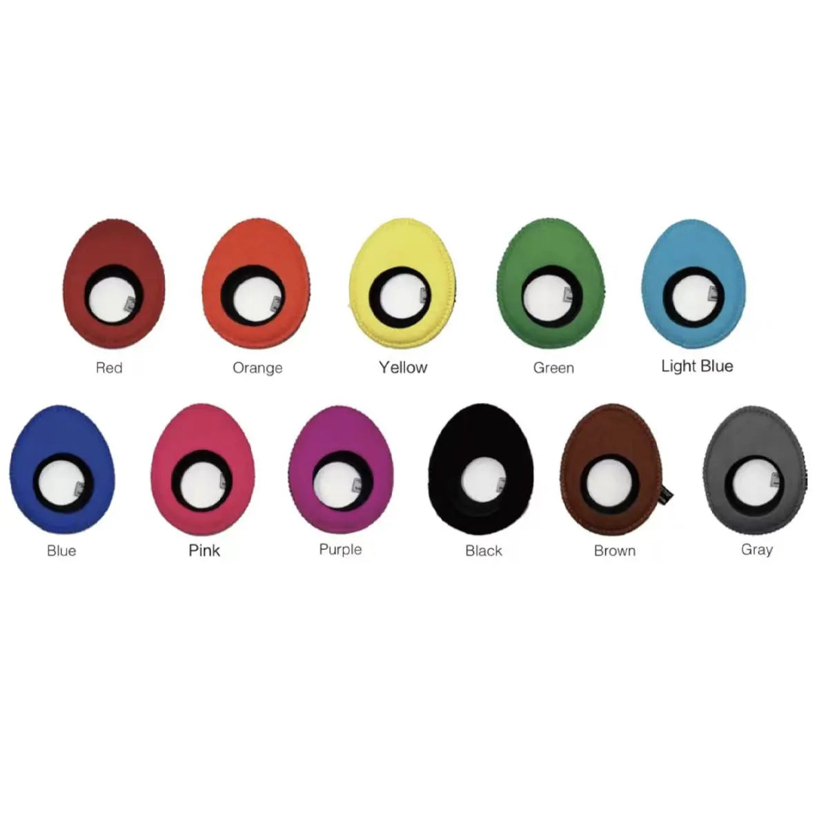 OPENMOON Oval Microfiber eye cushion oval OYZ02 BLUE