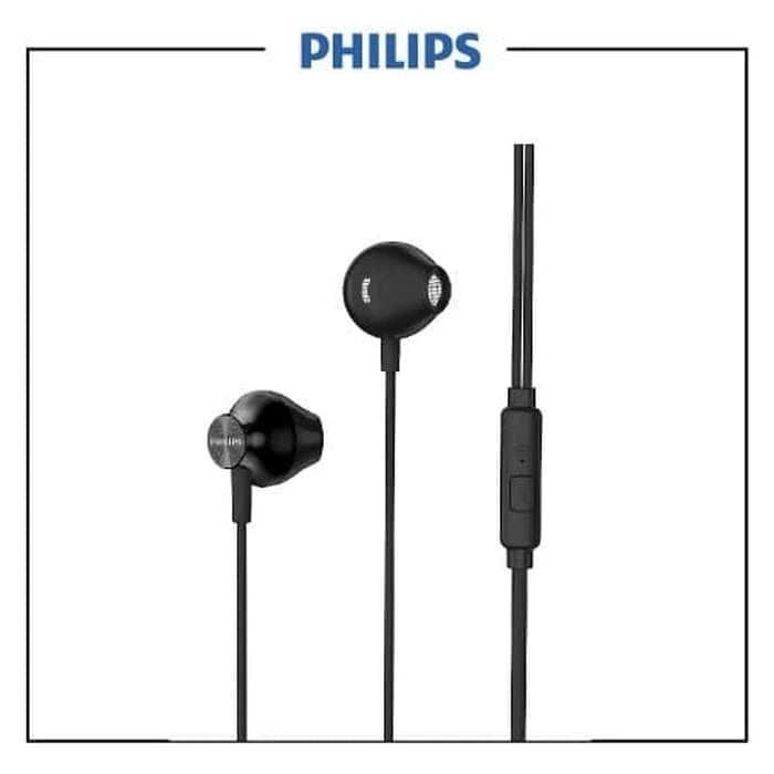 Earphone PHILIPS TAUE101BK With Mic Original - Black