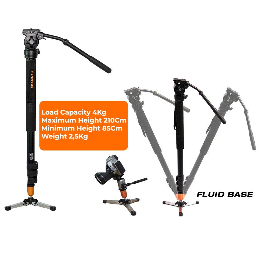 E-IMAGE MA80 (MA50+EI01H) Aluminum Monopod