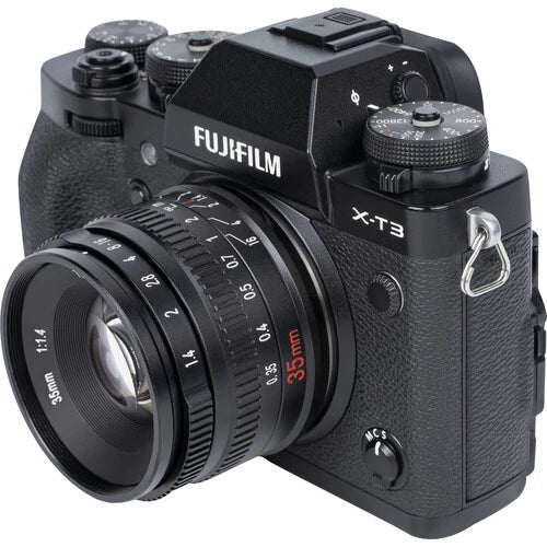 7Artisans 35mm F1.4 APS-C for Fujifilm FX-Mout (Black)