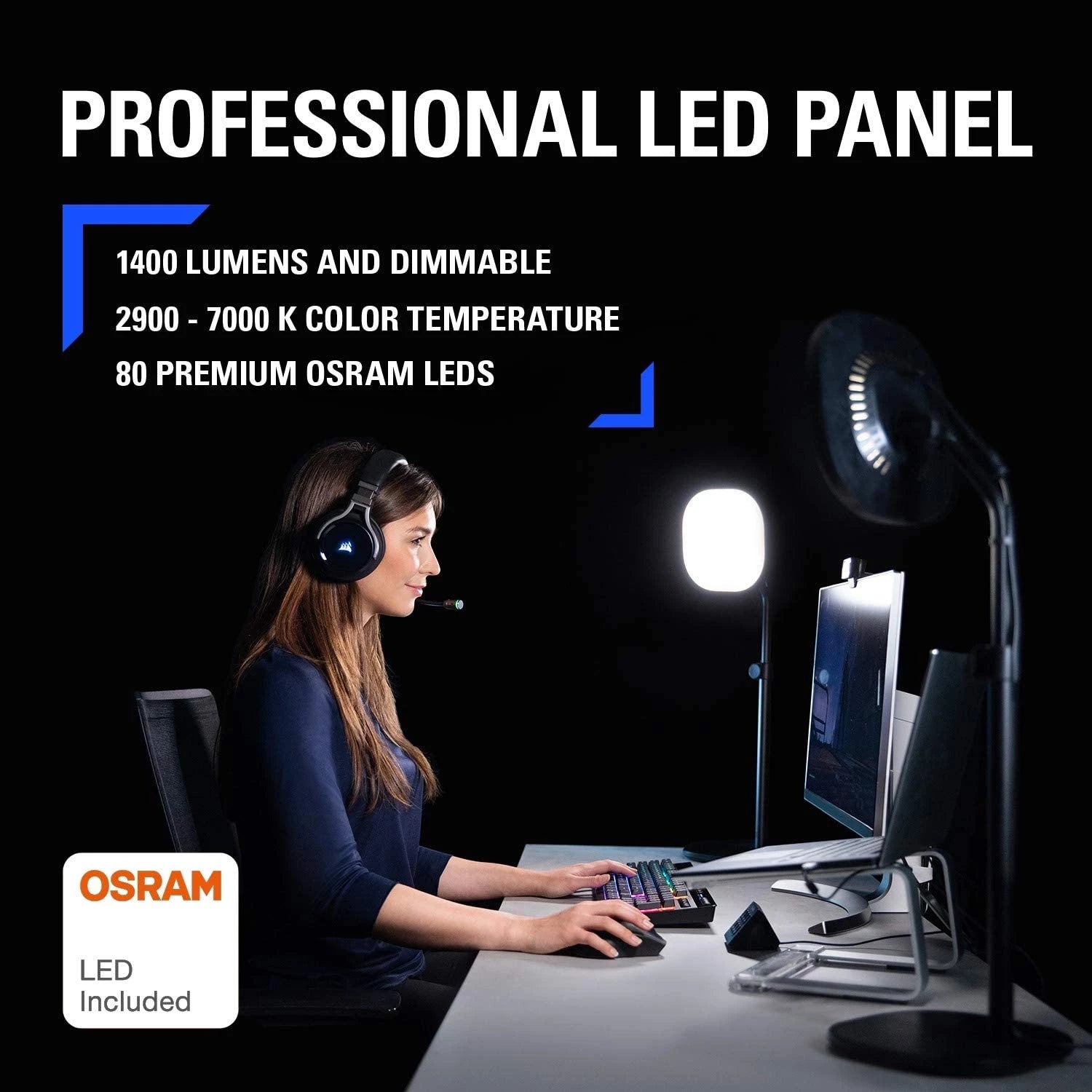 Elgato Key Light Air Professional LED Panel With 1400 Lumen