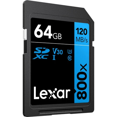 Lexar 64GB Professional 800x SDXC UHS-I Memory Card