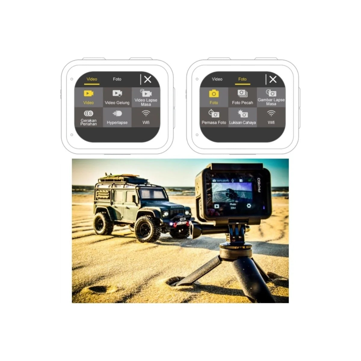 Akaso V50X Cube Action Camera