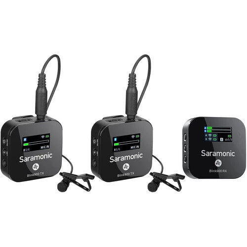Saramonic Blink 900 B2 2.4GHz Dual-Channel Wireless Microphone System