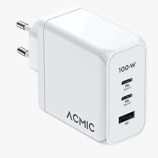 ACMIC CPD100 Lite Gan7 Pro 100W Wall Desktop Charger Adaptor