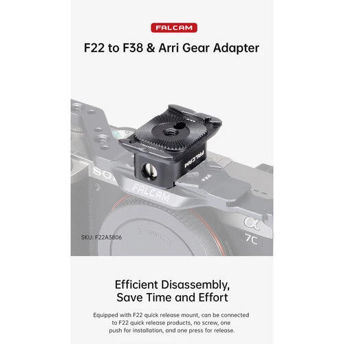 FALCAM F22 to F38 & Arri Adapter F22A3806