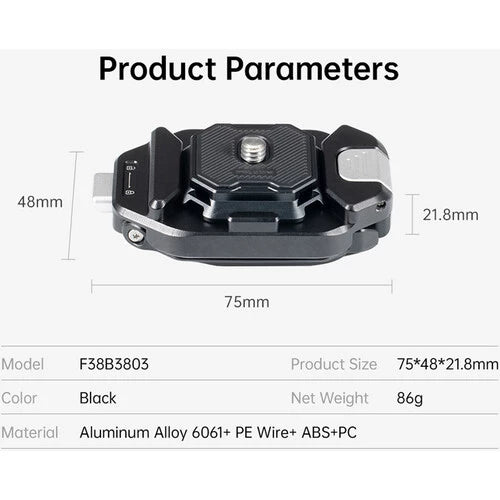 FALCAM F38 Quick Release Kit for Backpack V2 F38B3803
