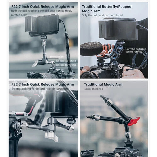 Falcam F22 Quick Release 7 Inch Extension Magic Arm Kit 2974