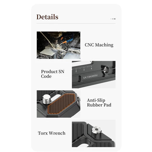 Falcam F38 Zhiyun Weebill-S/Crane 2S Quick release kir 2400