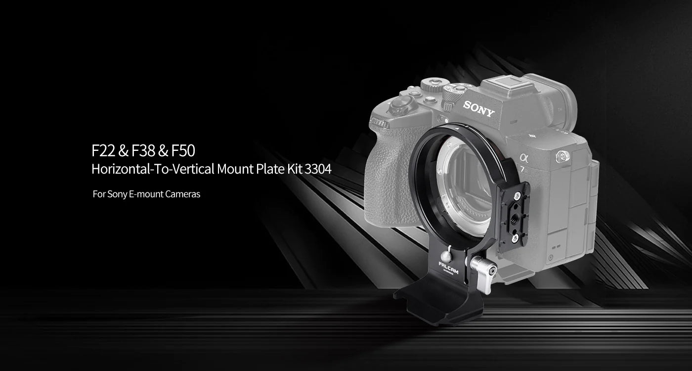 Falcam F22 & F38 & F50 Horizontal-To-Vertical Quick Release Circular Half Cage for Sony E-mount Cameras 3304