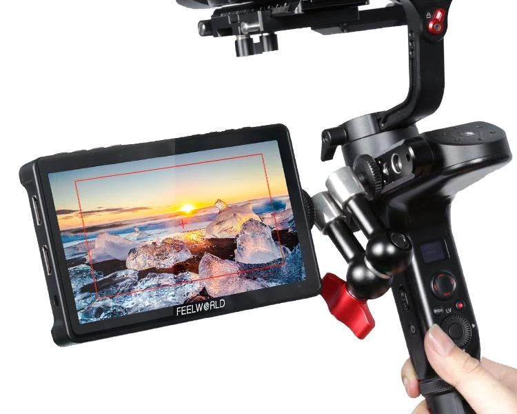 FEELWORLD F5 Pro V4 6 Inch Touch Screen DSLR Camera Field Monitor 3D LUT 4K