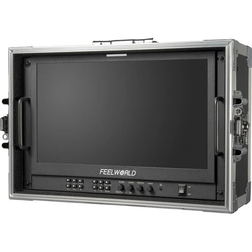 FeelWorld Atem 156 15.6" Inch Multicamera Broadcast Director Monitor - With Case