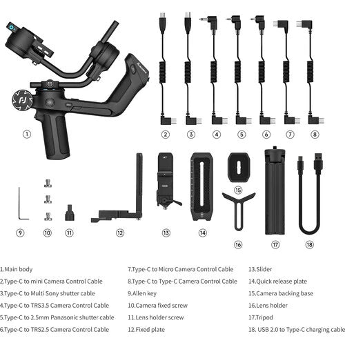 FEIYUTECH SCORP 2 GIMBAL STANDARD ACCESSORIES (STANDARD)