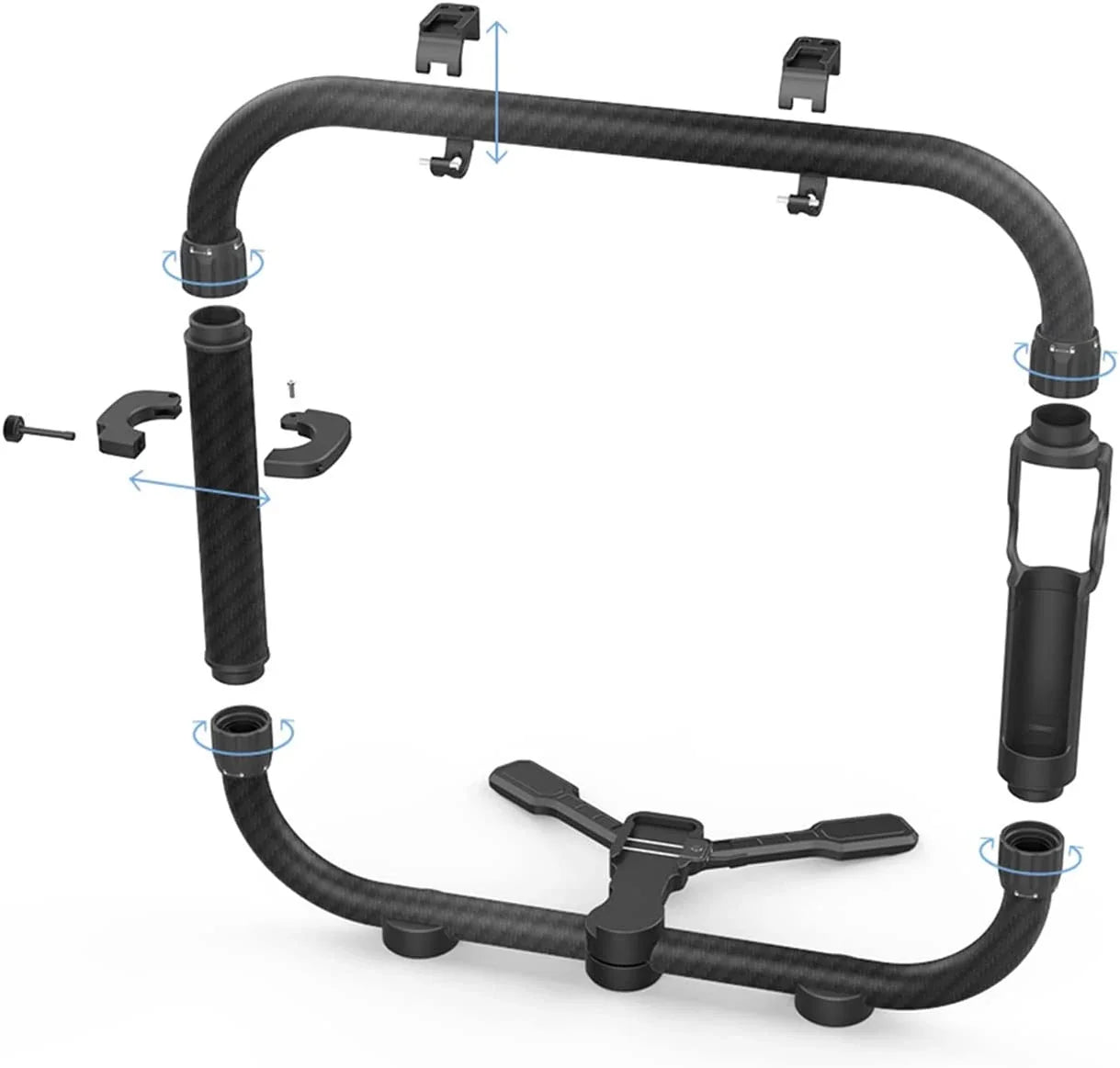 FEIYUTECH CARBON FIBER DUAL HANDLE GRIP CAGE KIT