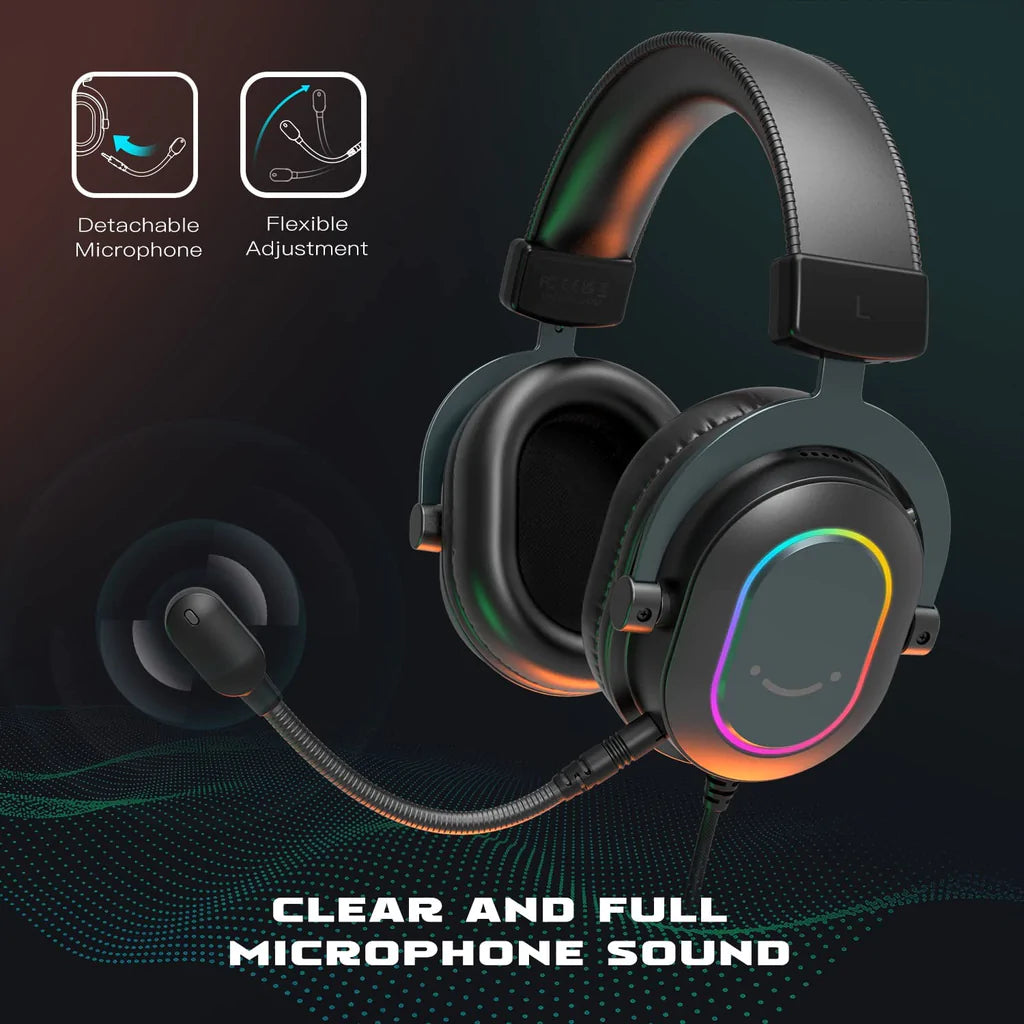 FIFINE H6 Headset Gaming RGB 7.1 SURROUND SOUND