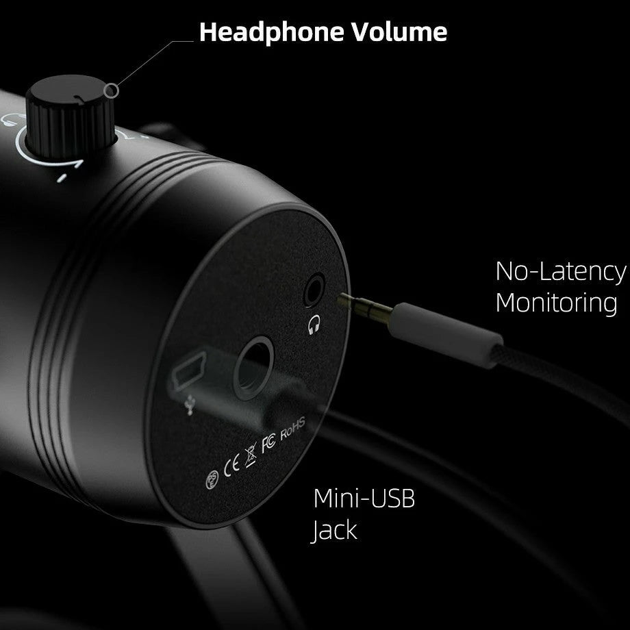 Fifine K690 USB Studio Condenser Mic with Four Polar Pattern