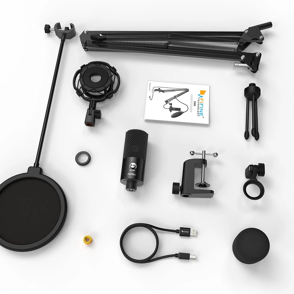Fiifine T669  USB Condenser Mic Bundle Set