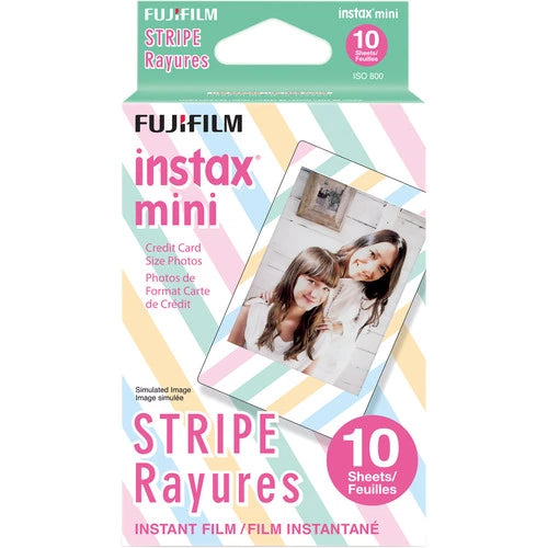 Fujifilm Instax Paper Mini Stripe 10 Sheet