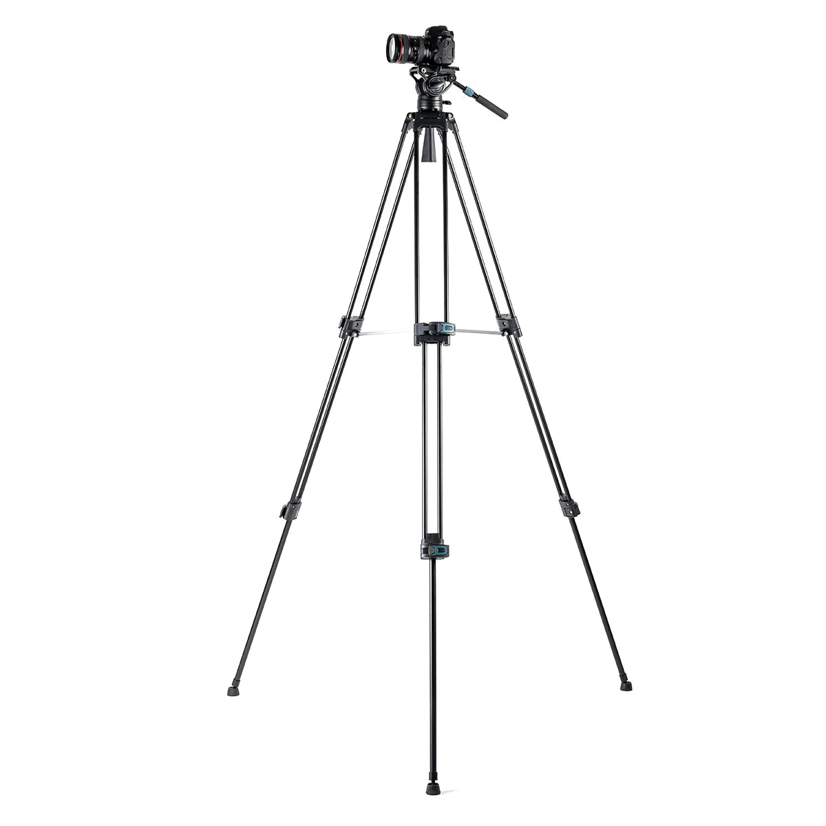 Fotopro DV-3C Heavy Duty Fluid Head Carbon Fibre Video Tripod