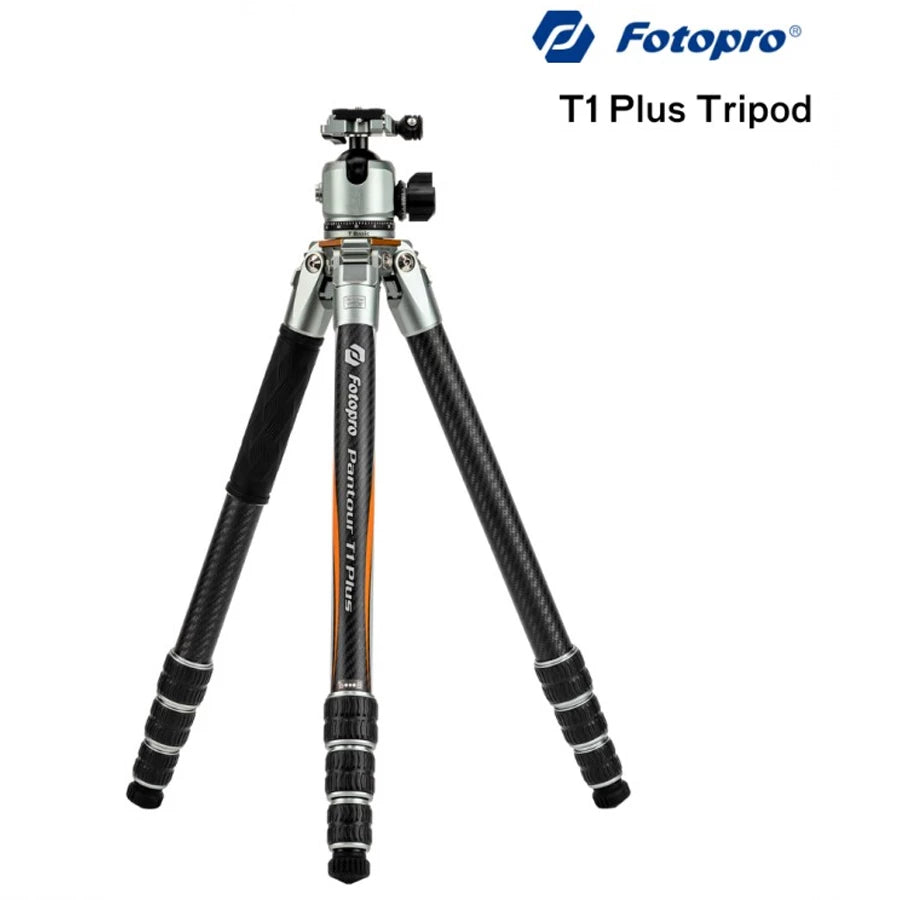 Fotopro T1 Plus Tripod T-Bar+TH-1M Gray