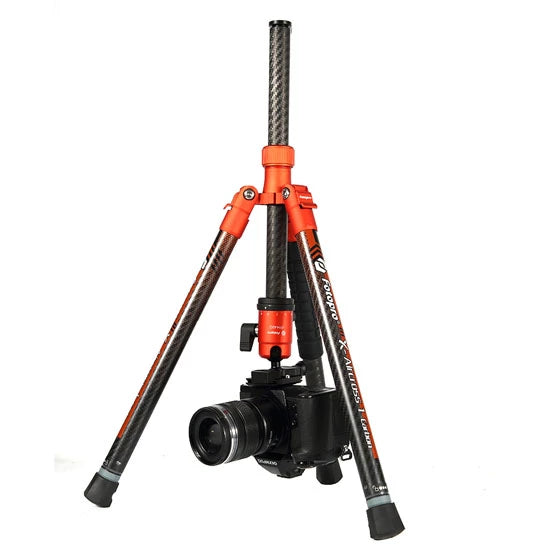 Fotopro X-AirCross 2 Carbon Fiber Tripod Flame Orange