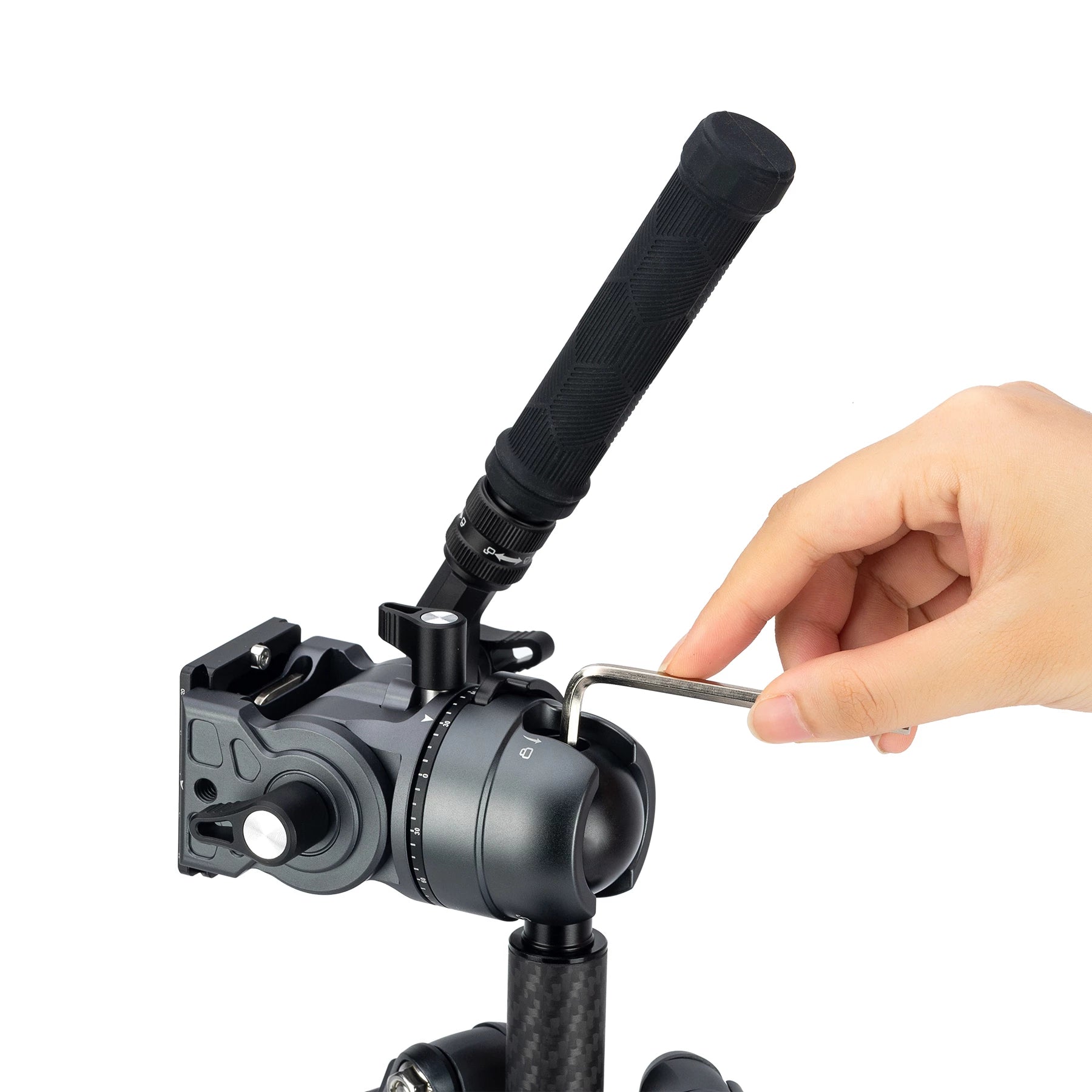 Fotopro X-Airfly MAX Video Ultra Light Carbon Fiber Tripod Gray