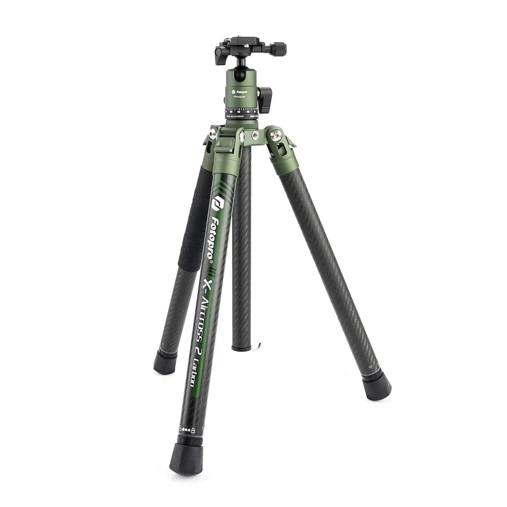 Fotopro X-AirCross 2 Carbon Fiber Tripod Jungle Green