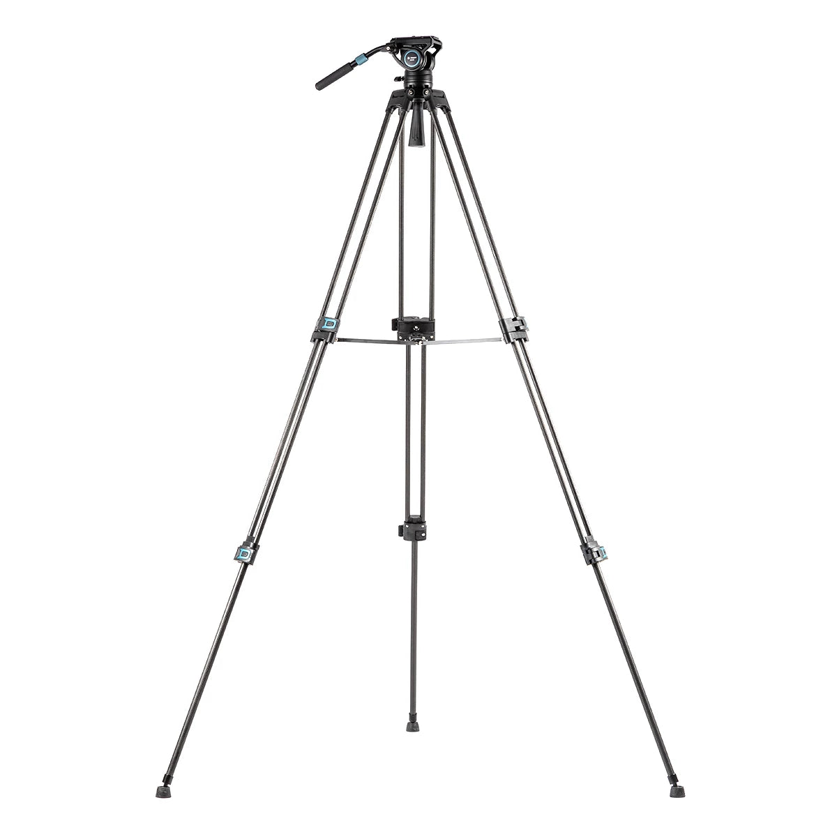 Fotopro DV-3C Heavy Duty Fluid Head Carbon Fibre Video Tripod
