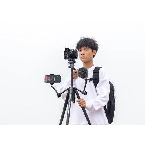 Fotopro X-Aircross 3 Lite Video Grey Carbon Fiber Video Travel Tripod