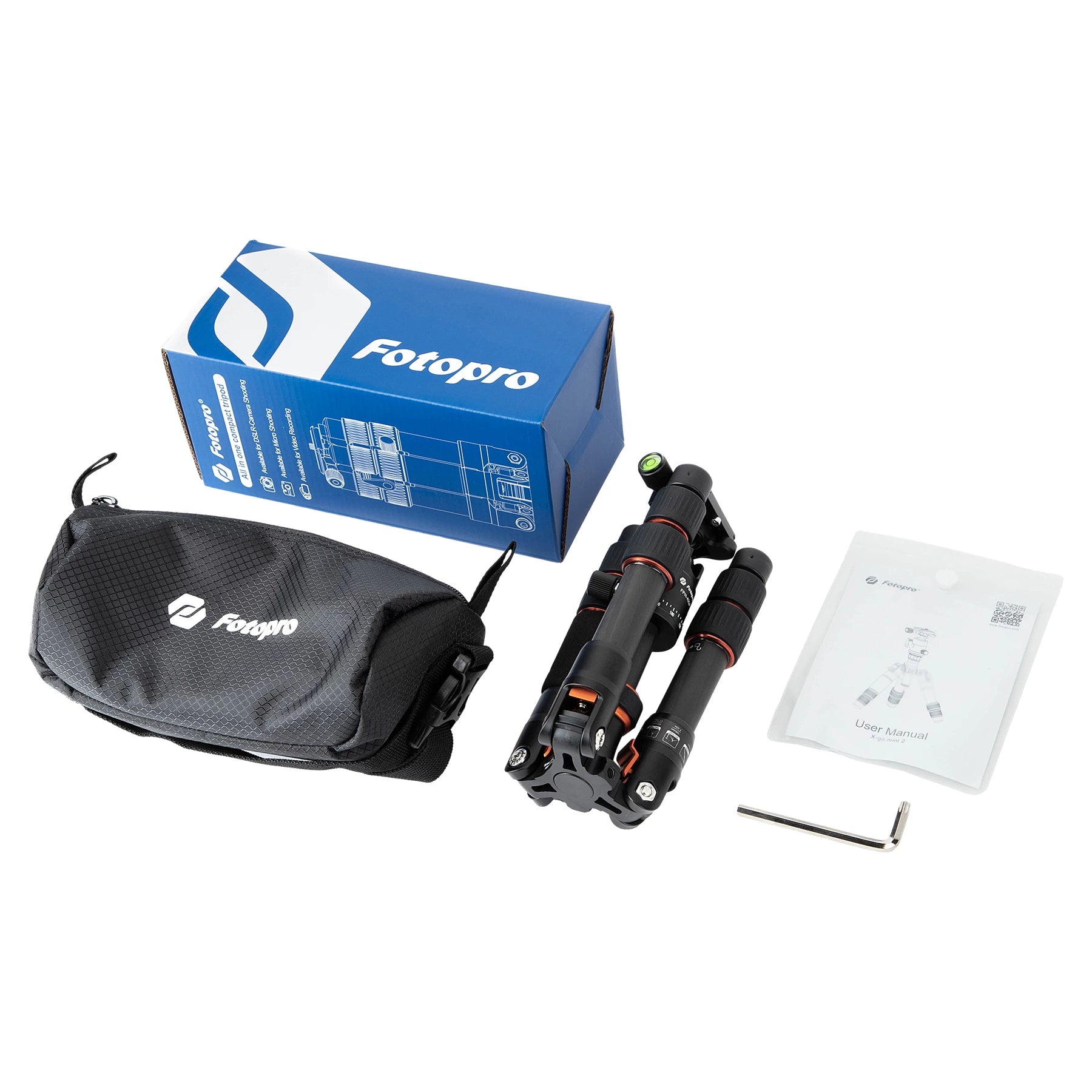Fotopro x-go mini 2+42QP Carbon Fiber Mini Tripod