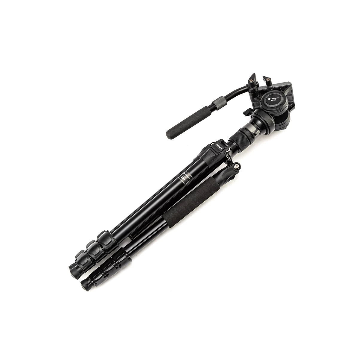 Fotopro S5i Pro Heavy Duty Fluid Head Video Tripod Black Gray