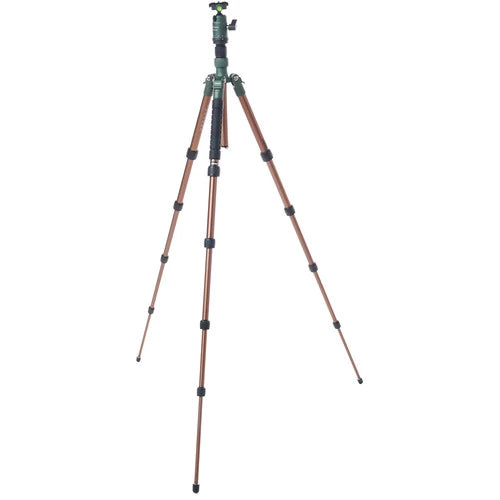 Fotopro X-GO Carbon Fiber Tripod Monopod with FPH-42Q Ball Head Green
