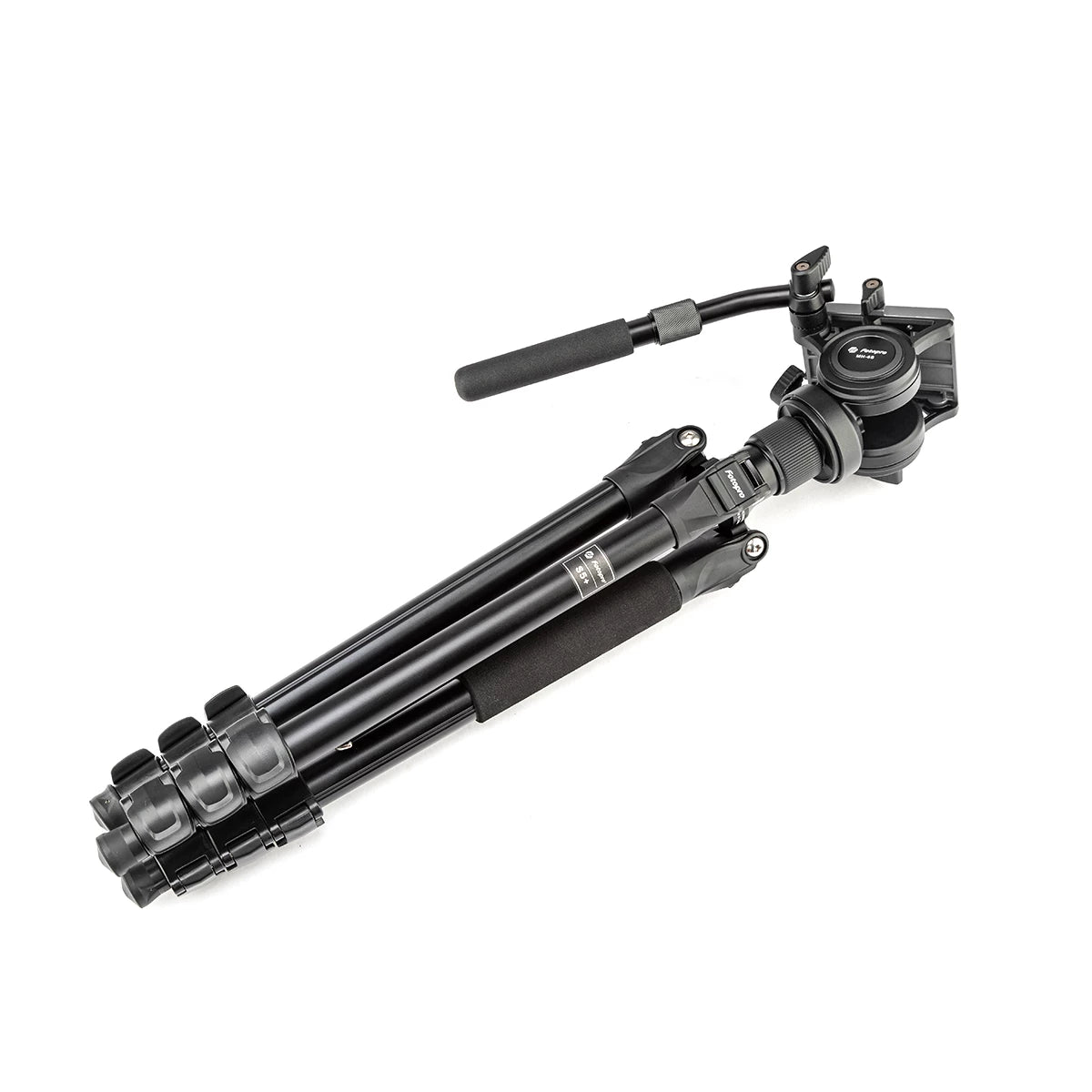 Fotopro S5i Heavy Duty Fluid Head Video Tripod Black Gray
