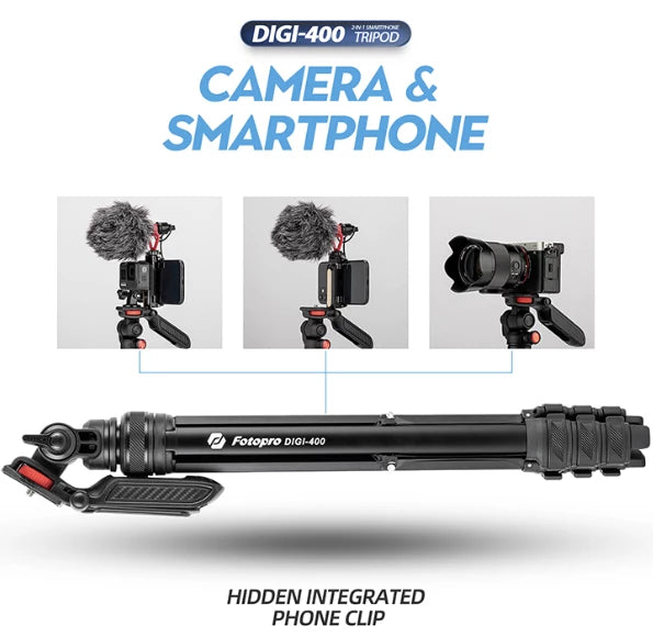 Fotopro DIGI 400 Tripod Smartphone Camera DIGI-400