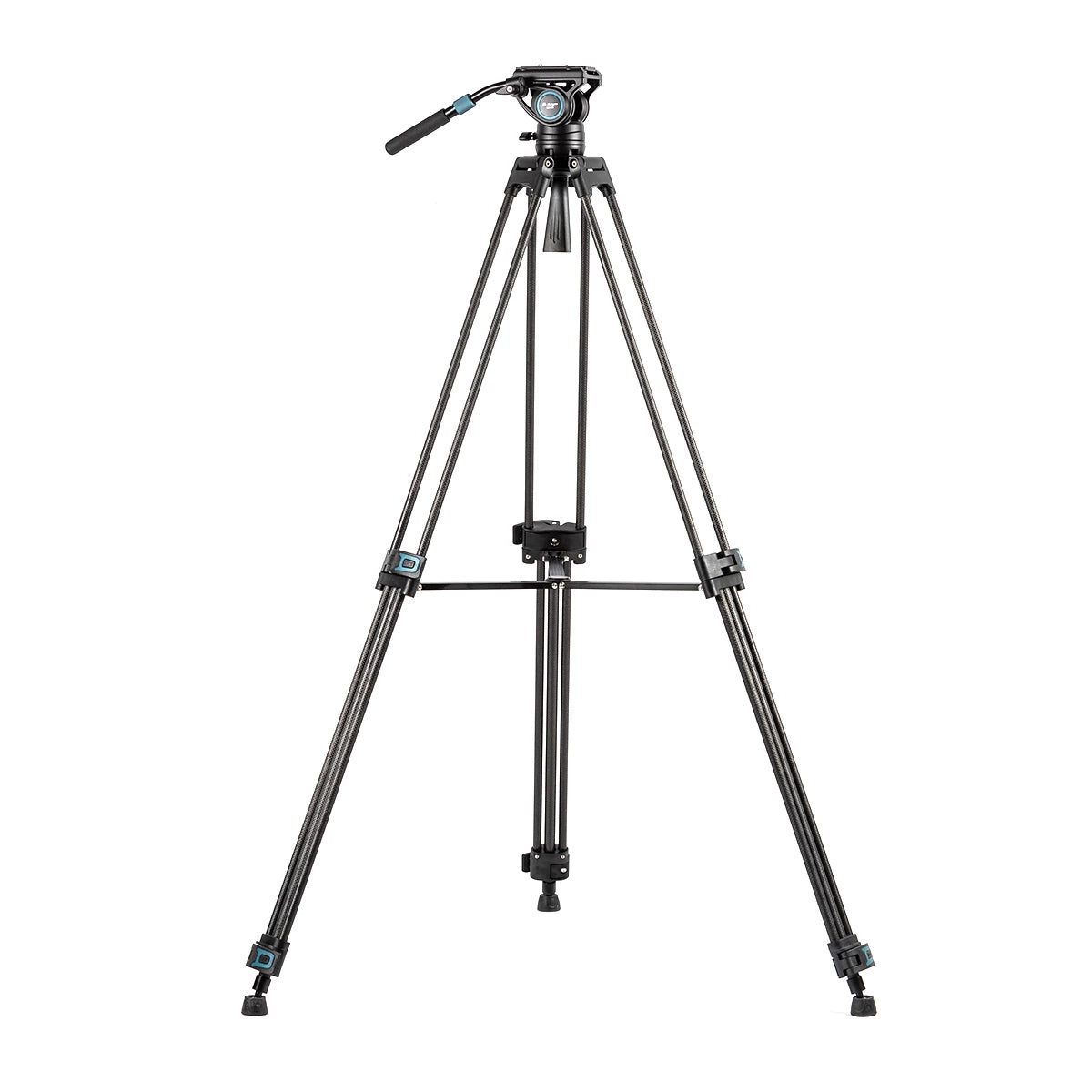Fotopro DV-3C Heavy Duty Fluid Head Carbon Fibre Video Tripod