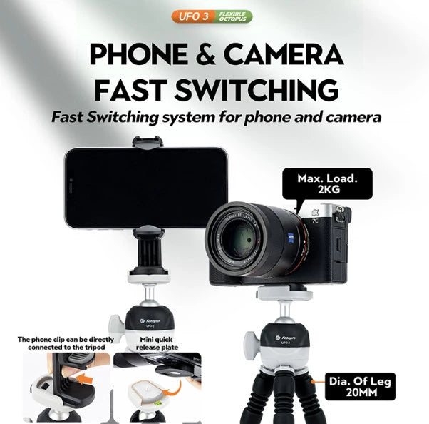 Fotopro UFO 3 Flexible Tripod