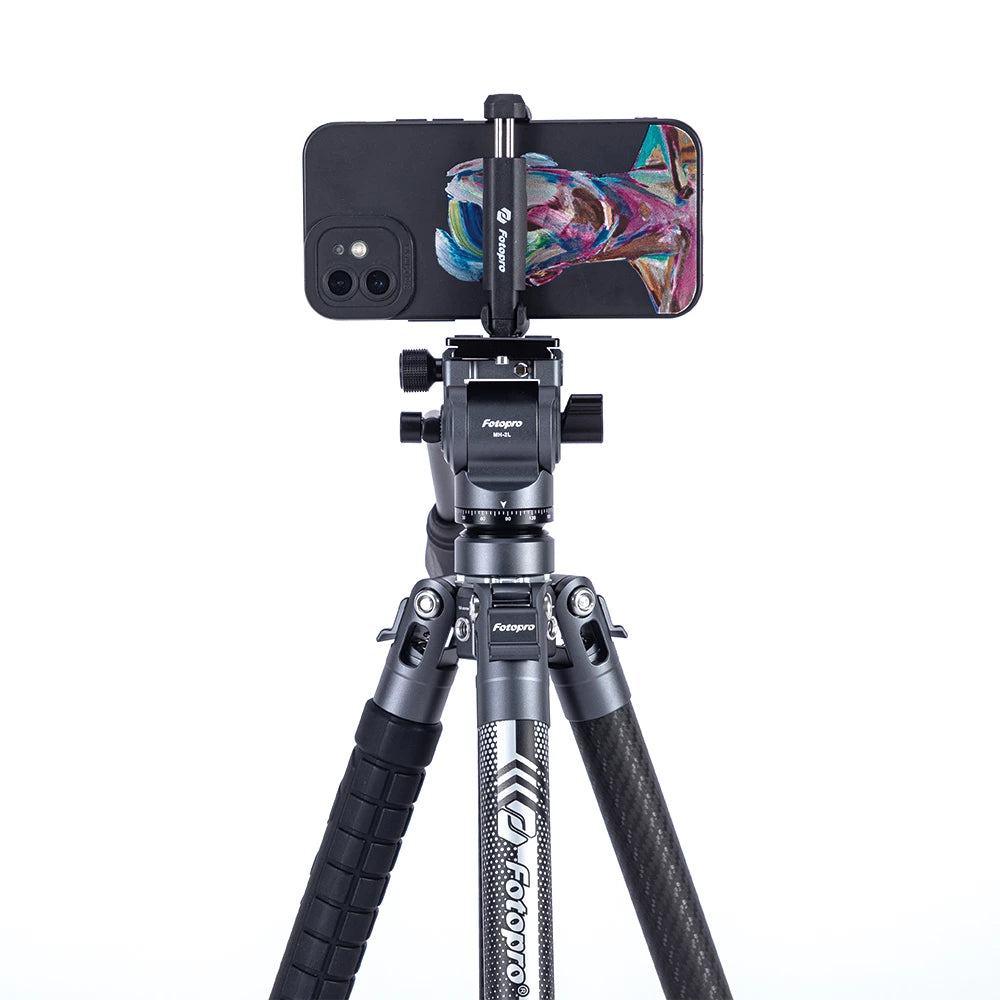 Fotopro X-Aircross 3 Lite Video Grey Carbon Fiber Video Travel Tripod
