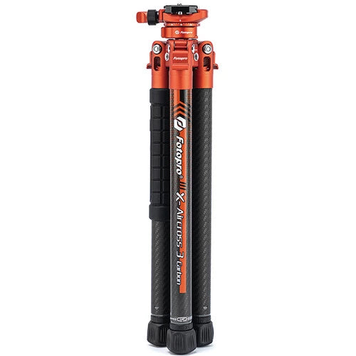 Fotopro X-Aircross 3 Lite Orange Carbon Fiber Travel Tripod