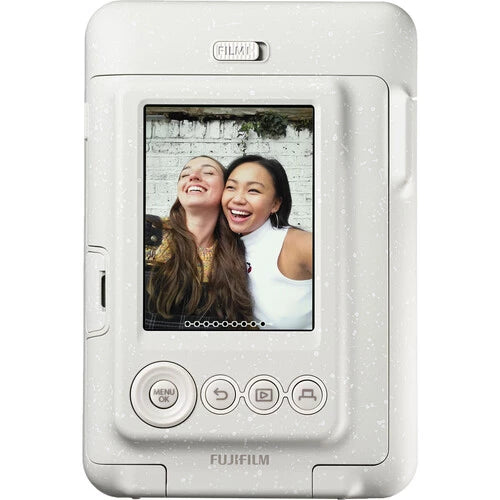 Fujifilm Instax Mini Liplay Hybrid Instant Camera (Misty White)