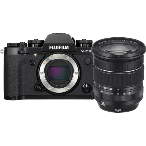 Fujifilm X-T3 Mirrorless Digital Camera with XF 16-80mm Lens (Black)