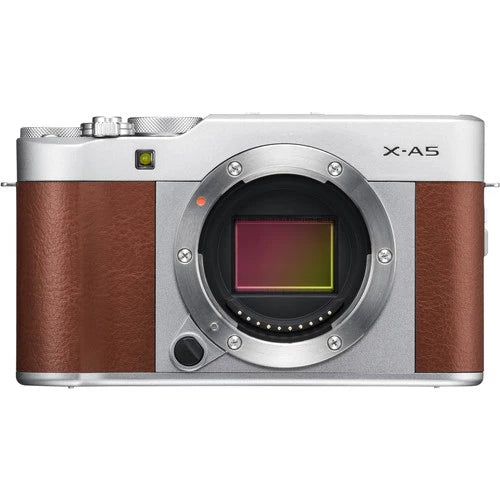 Fujifilm X-A5 Mirrorless Digital Camera with 15-45mm Lens (Brown)