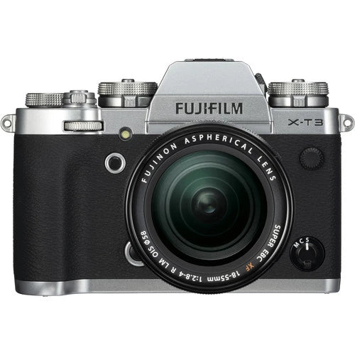 Fujifilm X-T3 Mirrorless Digital Camera with XF 18-55mm Lens (Silver)