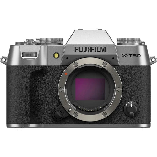 Fujifilm X-T50 Mirrorless Camera with XC 15-45mm f3.5-5.6 Lens (Silver)