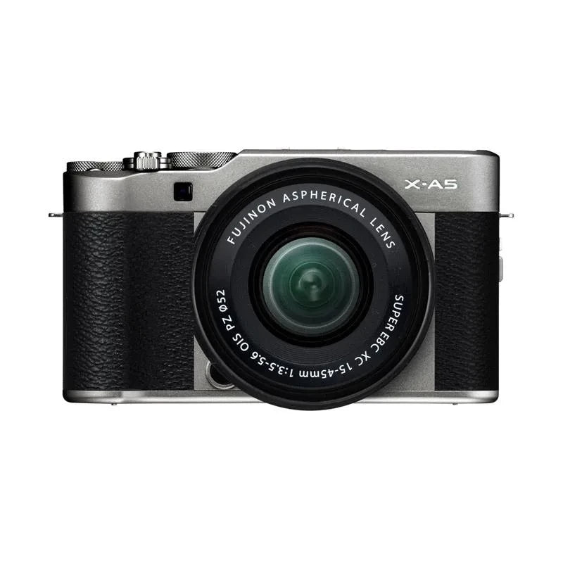Fujifilm X-A5 Mirrorless Digital Camera with 15-45mm Lens (Dark Silver)